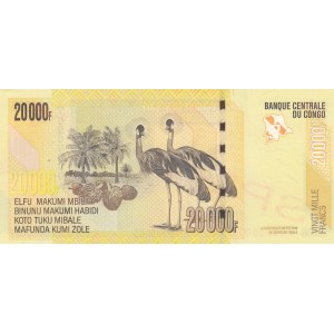 Congo Democratic Republic, 20.000 Francs, 2006, UNC, p104s, SPECIMEN