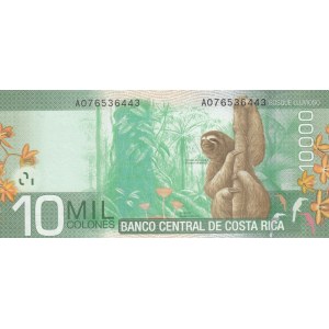 Costa Rica, 10.000 Colones, 2009, UNC, p277