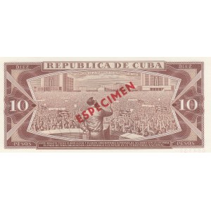 Cuba, 10 Pesos , 1978, UNC, p104b, SPECİMEN