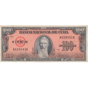 Cuba, 100 Pesos, 1959, XF, p93a