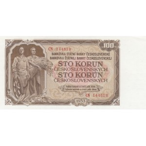 Czechoslovakia, 100 Koruns, 1953, UNC, p86b
