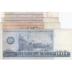 Democratic Germany,  Total 4 banknotes