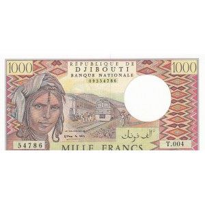Djibouti, 1.000 Francs, 1988, UNC, p37b