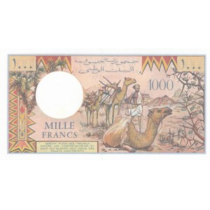 Djibouti, 1.000 Francs, 1991, UNC, p37e