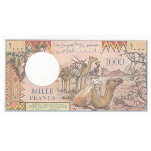 Djibouti, 1.000 Francs, 1991, UNC, p37e