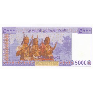 Djibouti, 5.000 Francs, 2002, UNC, p44
