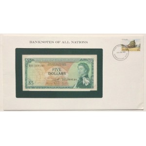East Caribbean States, 5 Dollars, 1965, UNC, p14h, FOLDER