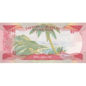 East Caribbean States, 1 Dollar, 1988/1989, UNC, p21a