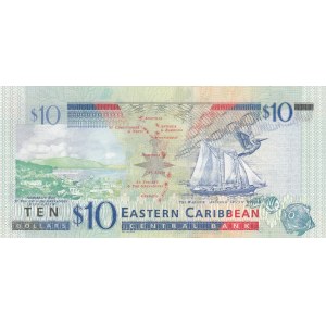 East Caribbean States, 10 Dollars, 1994, UNC, p32