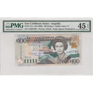 East Caribbean States, 100 Dollars , 2000, XF, p41u