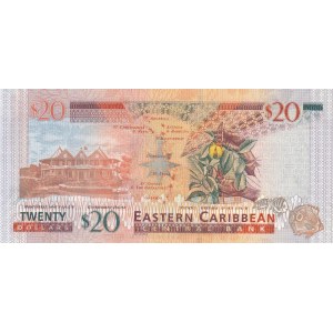 East Caribbean States, 20 Dollars, 2012, UNC, p53a