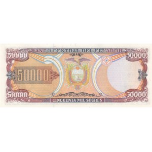 Ecuador, 50.000 Sucres, 1999, UNC (-), p130d