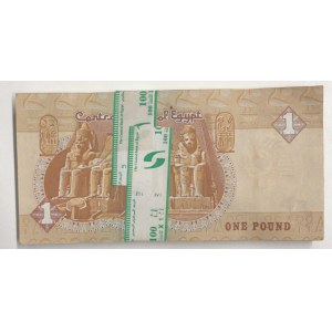 Egypt, 1 Pound, 2016, UNC, p50, BUNDLE