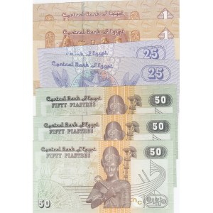 Egypt,  Total 7 banknotes