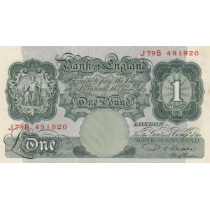 Great Britain, 1 Pound, 1948, AUNC(-), p369b