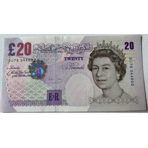 Great Britain, 20 Pounds, 2004, UNC, p390b