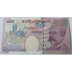 Great Britain, 20 Pounds, 2004, UNC, p390b