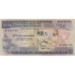 Ethiopia, 50 Birr, 1976, VF, p33a