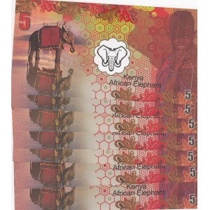 Fantasy Banknotes, 5 Dollars(7), 2017, UNC,