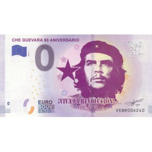 Fantasy Banknotes, 0 Euor,  UNC,  Fantasy banknotes, 0 Euro, 2018, UNC, Che Guevara