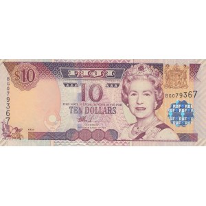 Fiji, 10 Dollars, 2002, UNC, p106a