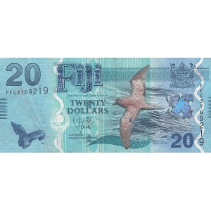 Fiji, 20 Dollars, 2013, VF, p117