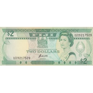 Fiji, 2 Dollars, 1995, UNC, p90a