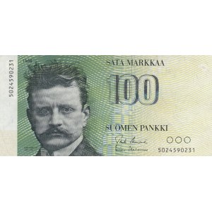 Finland, 100 Markkaa, 1986, XF, p115