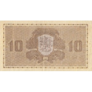 Finland, 10 Markkaa, 1939, VF / XF, p70