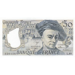 France, 50 Francs, 1990, UNC, p152e