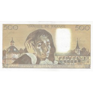 France, 500 Francs, 1990, AUNC(-), p156g