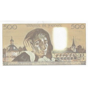 France, 500 Francs, 1992, UNC, p156i