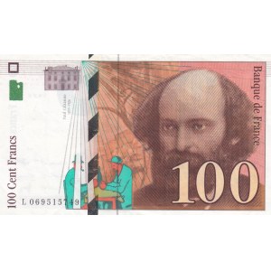 France, 100 Francs, 1998, XF, p158a