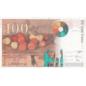 France, 100 Francs, 1998, XF, p158a