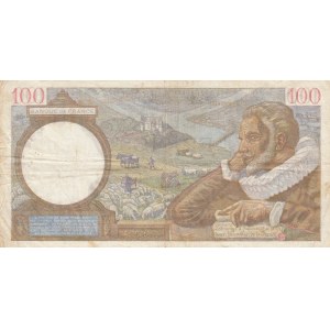 France, 100 Francs, 1941, VF, p94