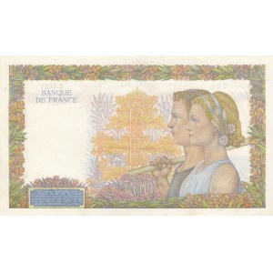 France, 500 Francs, 1942, XF, p95b