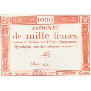 France, Assignat, 1.000 Francs, 1795, UNC, pA80