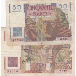France,  FINE,  Total 2 banknotes