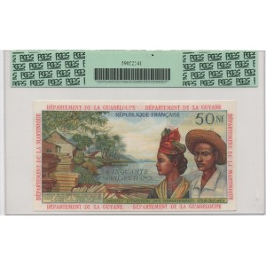 French Antilles, 50 Nouveaux Francs, 1963, UNC, p6a