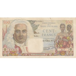 French Equatorial Africa, 100 Francs, 1947, XF, p24