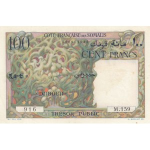 French Somaliland, 100 Francs, 1952, UNC, p26