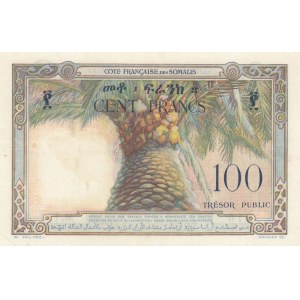 French Somaliland, 100 Francs, 1952, UNC, p26