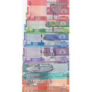 Gambia, 5, 10, 20, 50, 100, 200 Dalasis, 2019, UNC, p37, p38, p39, p40, p41, p42, Total 6 banknotes