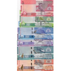 Gambia, 5-10-20-50-100-200 Dalasis, 2019, UNC, p-New, Total 6 banknotes