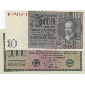 Germany,  total 2 banknotes