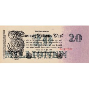 Germany, 20.000.000 Mark, 1923, UNC, p97