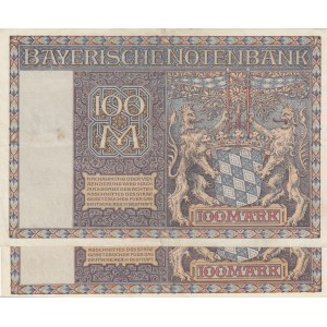 Germany, 100 Mark , 1922, XF /AUNC, pS923 , (Total 2 banknotes)
