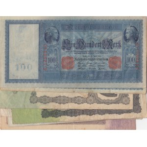 Germany,   FINE,  Total 17 banknotes