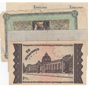 Germany,  Total 4 banknotes