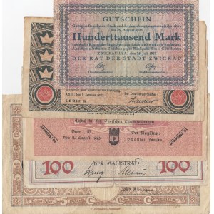 Germany,  Total 5 banknotes